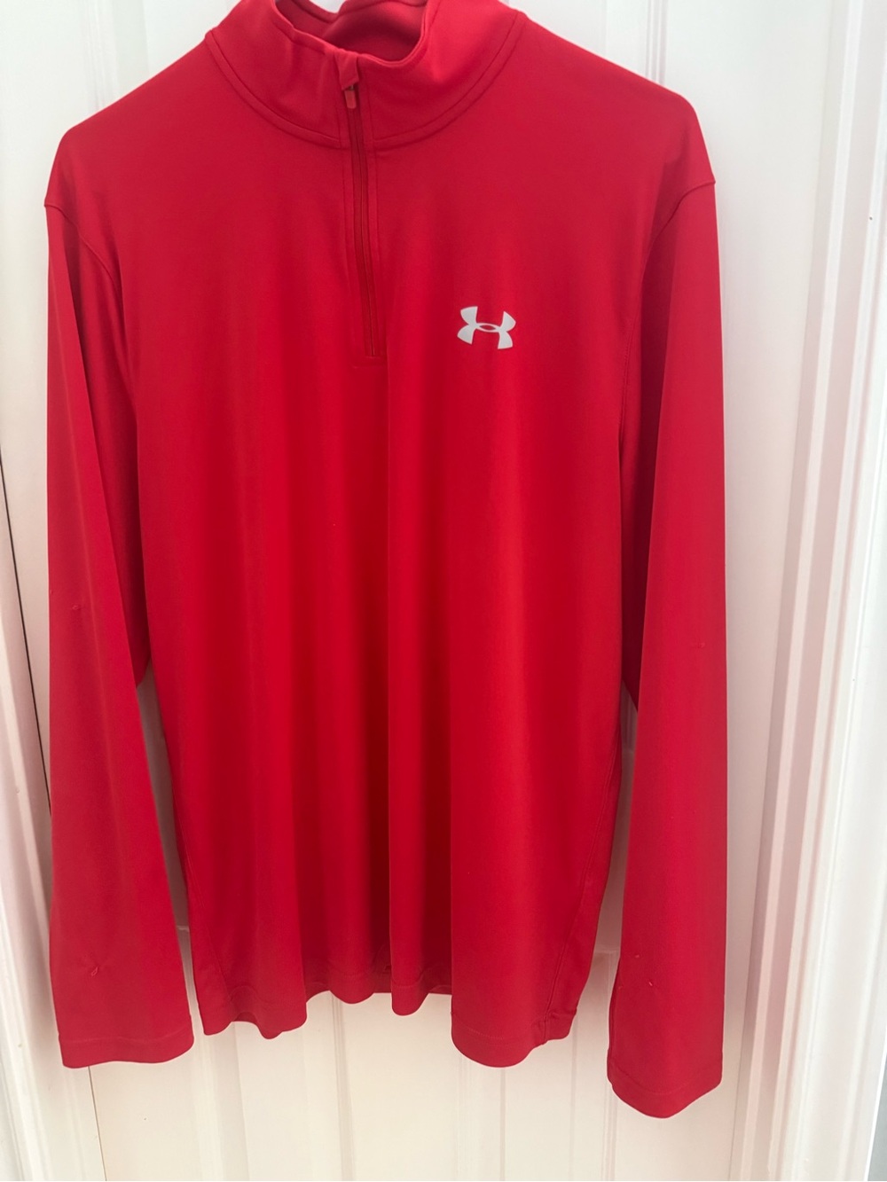 Under Armour Red Men’s 1/4 Zip Athletic Pullover